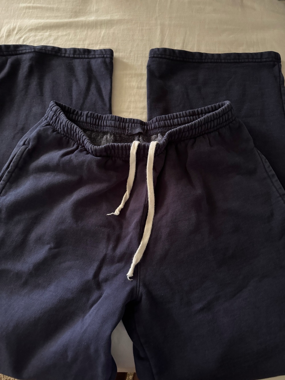 Brandy Melville Anastasia Low Rise Baggy Sweatpants - bleach stain